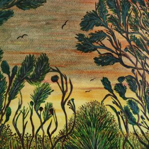 Your Peaceful Paradise- A Sanctuary of Serenity- Hand Painted Original