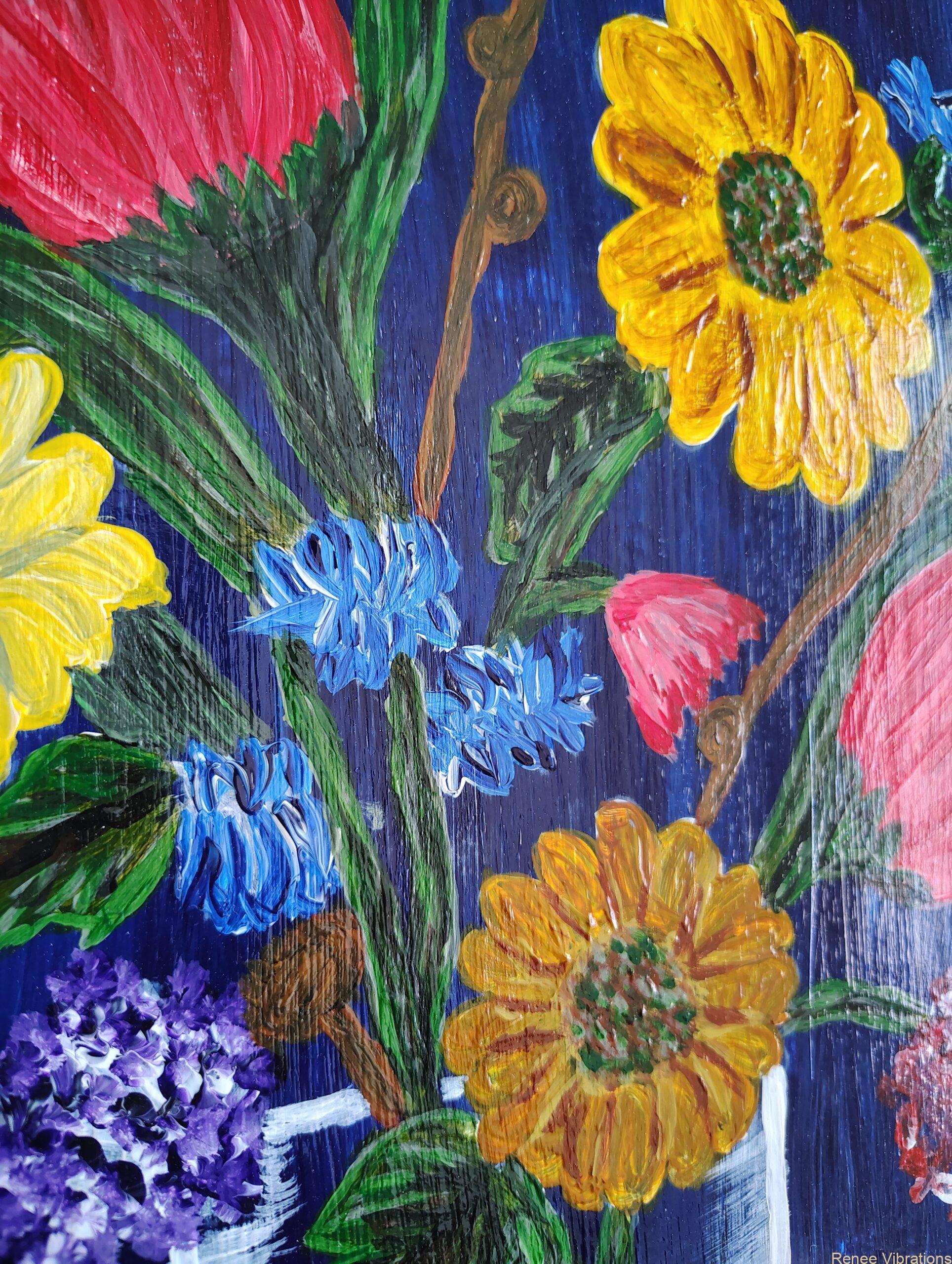 Eternal Bloom- You are Always Evolving- Hand Painted Original - Image 3