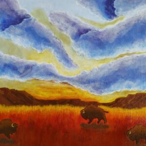 SOLD- Sacred Rest – Embracing Stillness and Strength- Hand Painted Original
