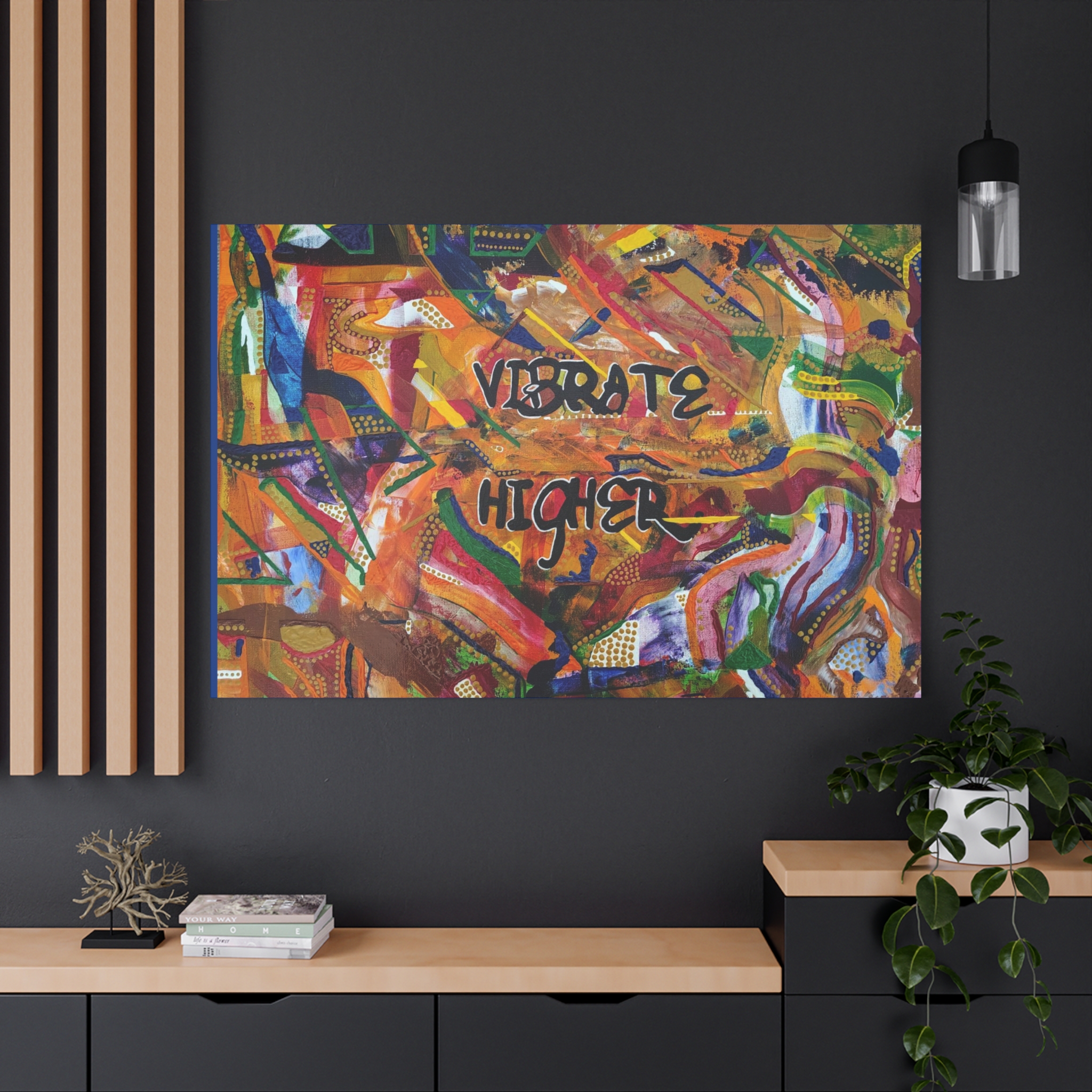Vibrate Higher - A Portal for Transformation and Elevated Consciousness- CANVAS REPRODUCTION - Image 10