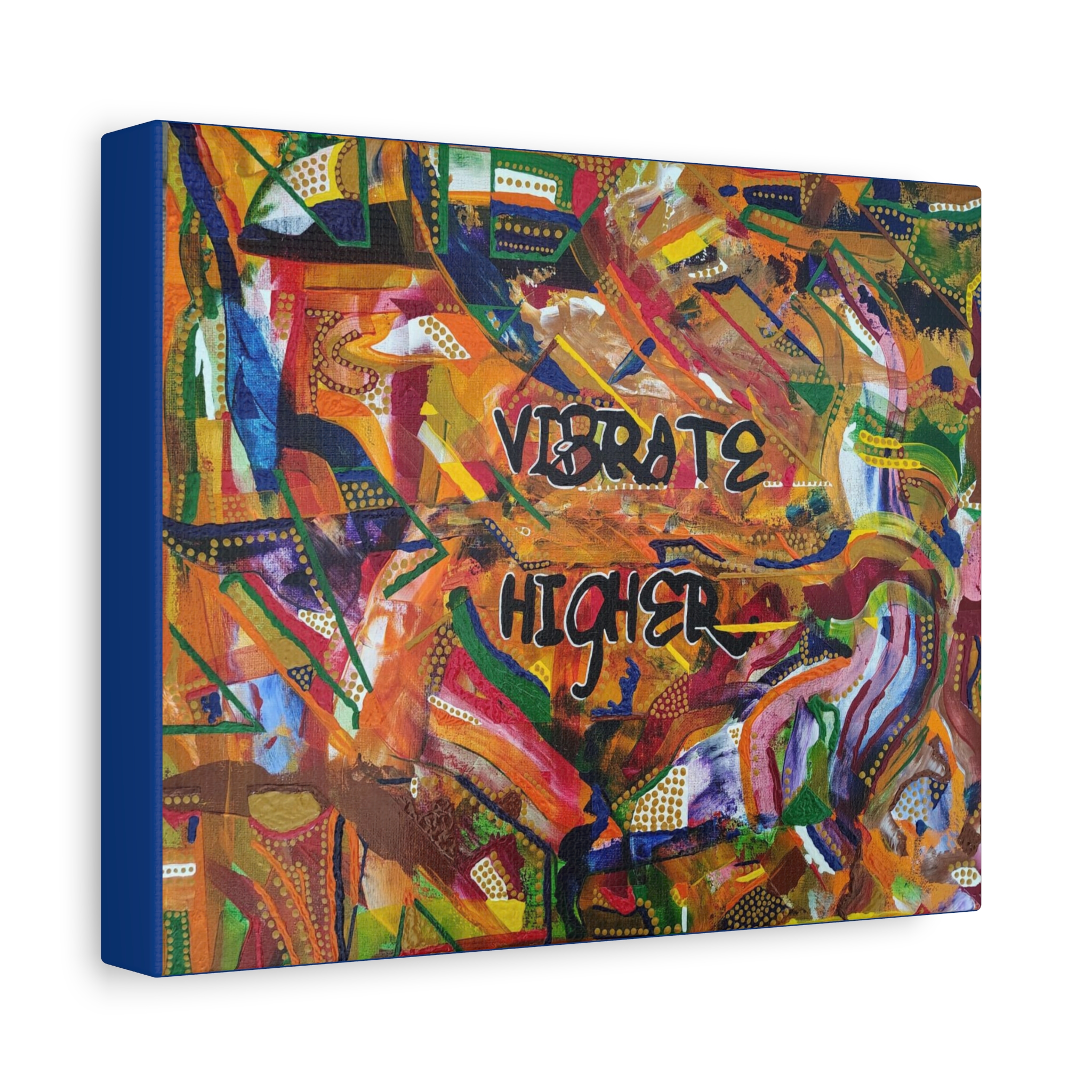 Vibrate Higher - A Portal for Transformation and Elevated Consciousness- CANVAS REPRODUCTION