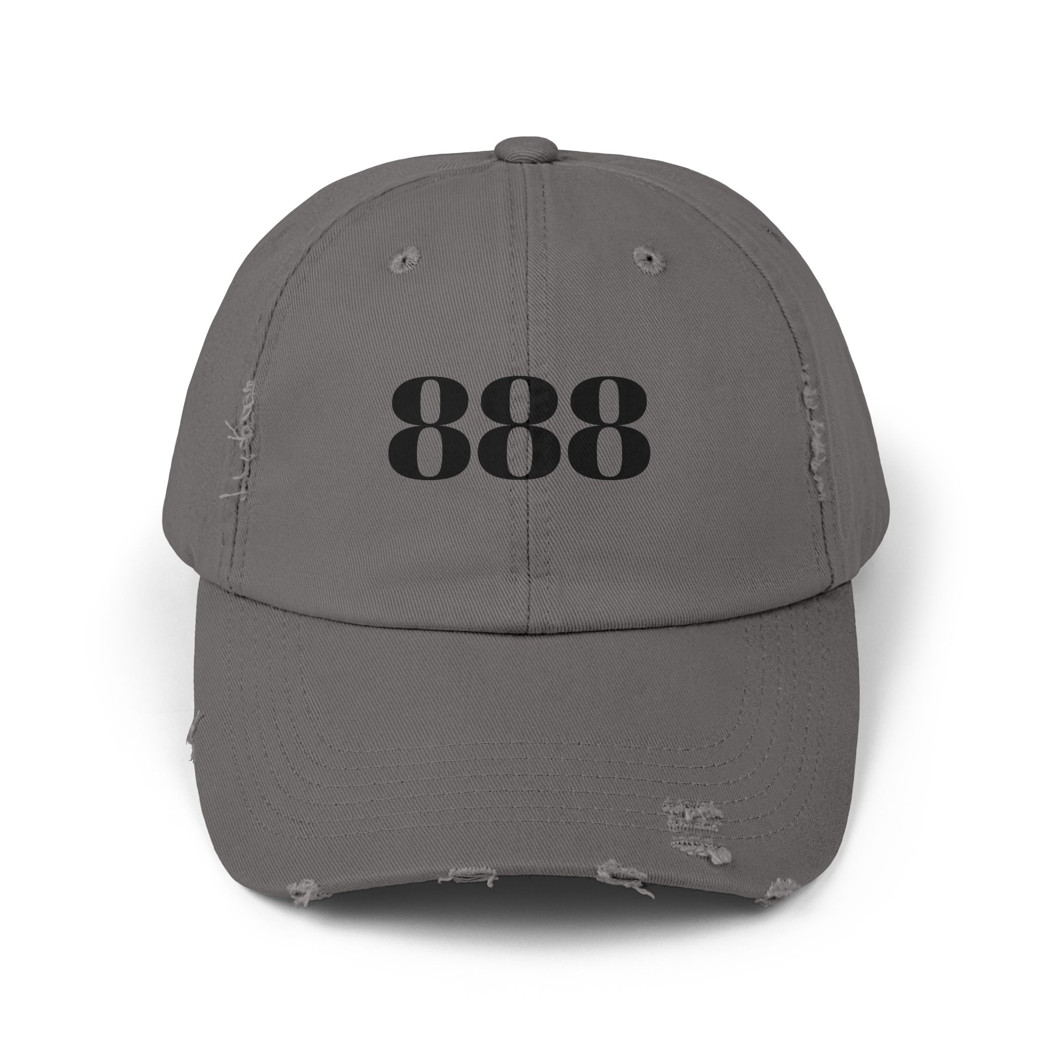 Unisex 888 Distressed Hat for Abundance, Infinite Prosperity Cap, Spiritual Gift, Law of Attraction Fashion, Wearable Manifestation Vibes - Image 6