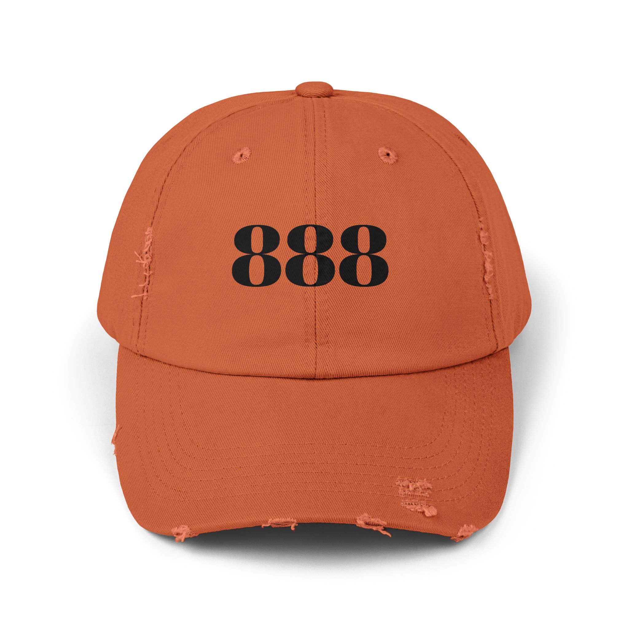 Unisex 888 Distressed Hat for Abundance, Infinite Prosperity Cap, Spiritual Gift, Law of Attraction Fashion, Wearable Manifestation Vibes - Image 4