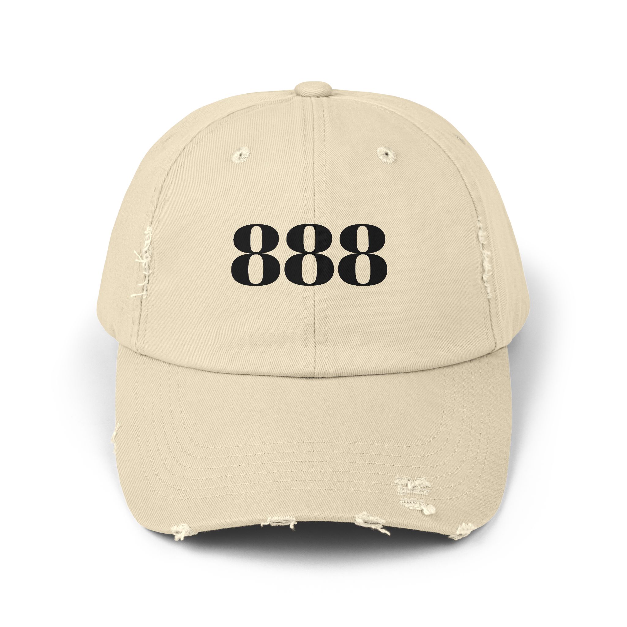 Unisex 888 Distressed Hat for Abundance, Infinite Prosperity Cap, Spiritual Gift, Law of Attraction Fashion, Wearable Manifestation Vibes - Image 12